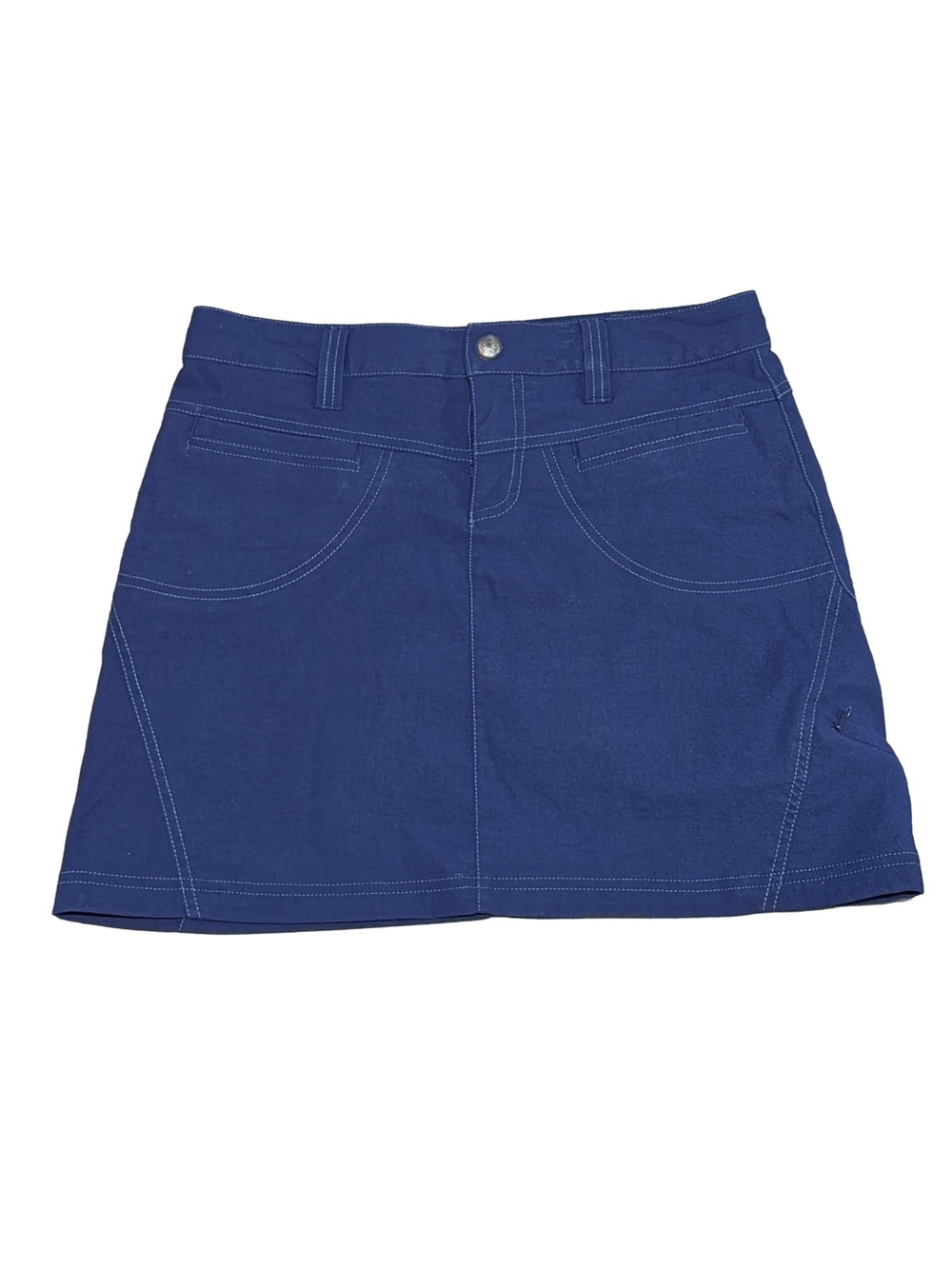 Athleta Classic Blue Skirt with Contrast Stitching. Size 2